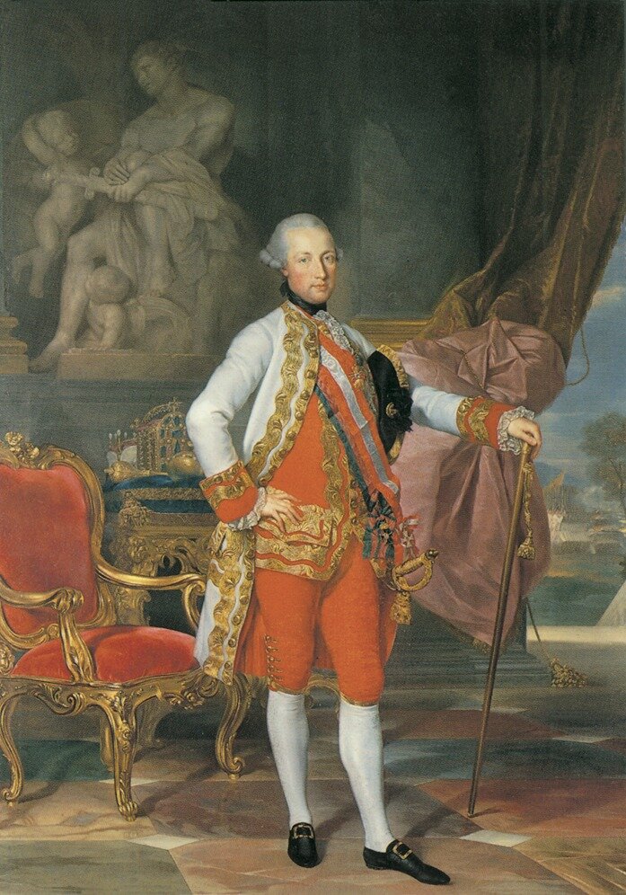 Император Иосиф II. Портрет работы А. фон Марона. 1775. Источник: https://bigenc.ru/world_history/text/3271270