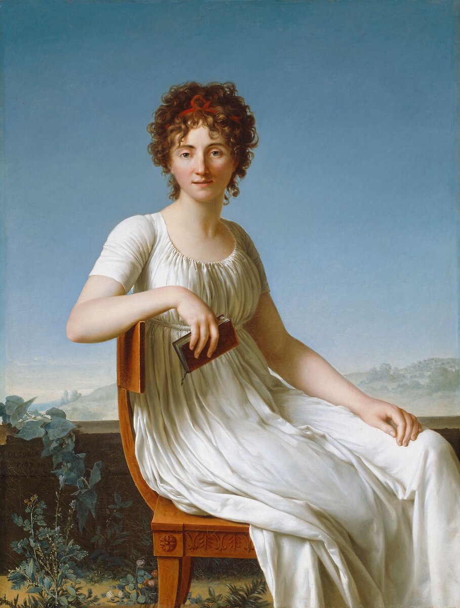 Элизабет Дюнойе, Жан-Батист-Франсуа Десория, 1797. Из коллекции Чикагского института искусств