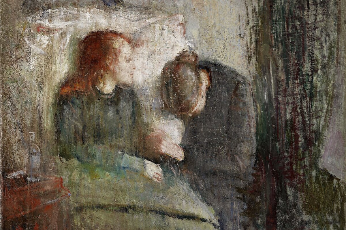 Больная девочка. 1886