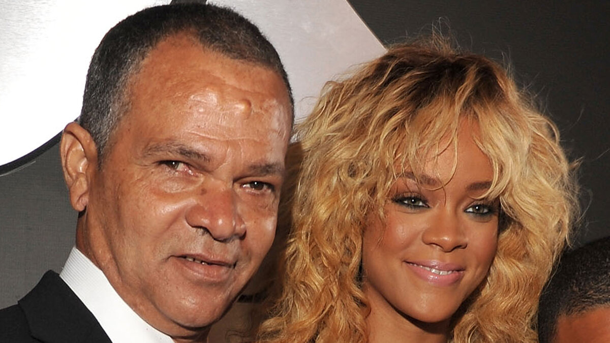 Отец Рианны - Рональд Фенти (слева) и сама Рианна