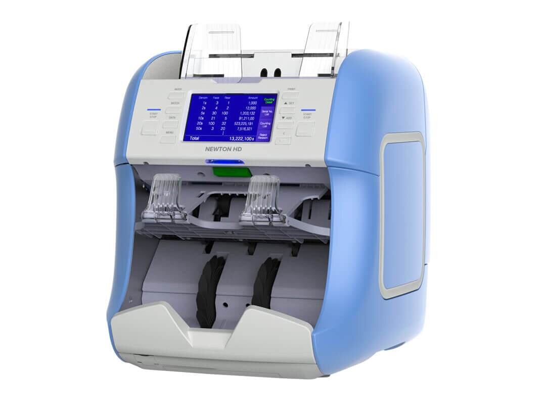 Современный сортировщик банкнот имеет удобные размеры для работы на фронт-линии.