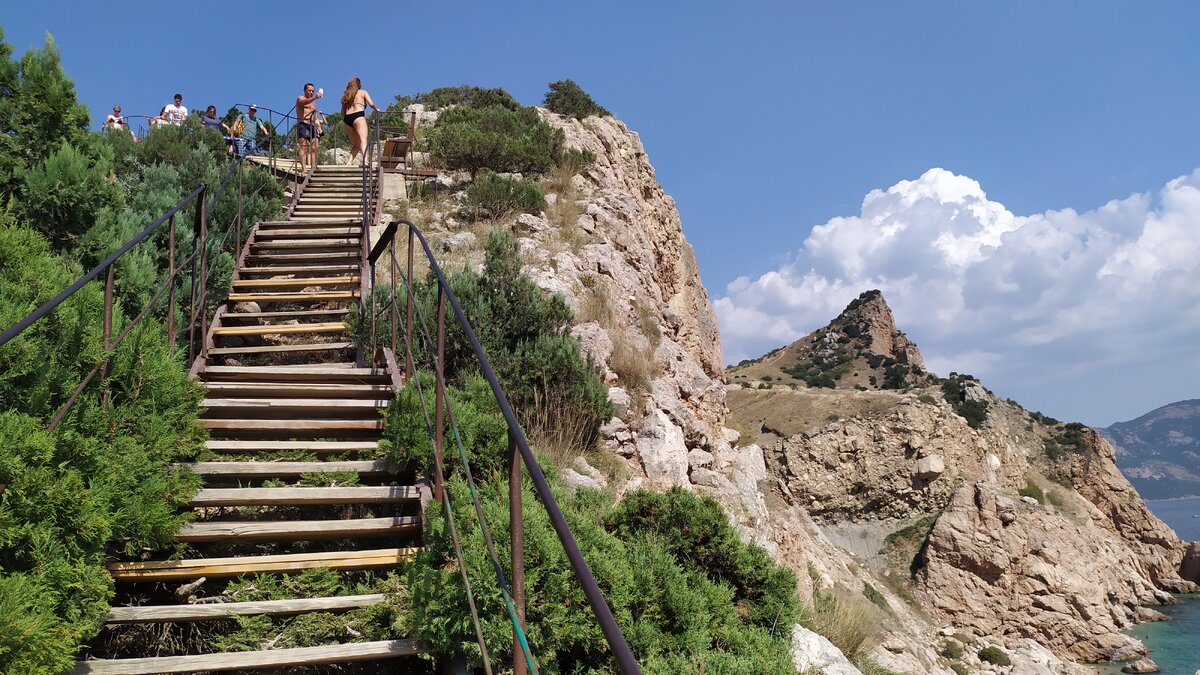 Верхняя часть лестницы