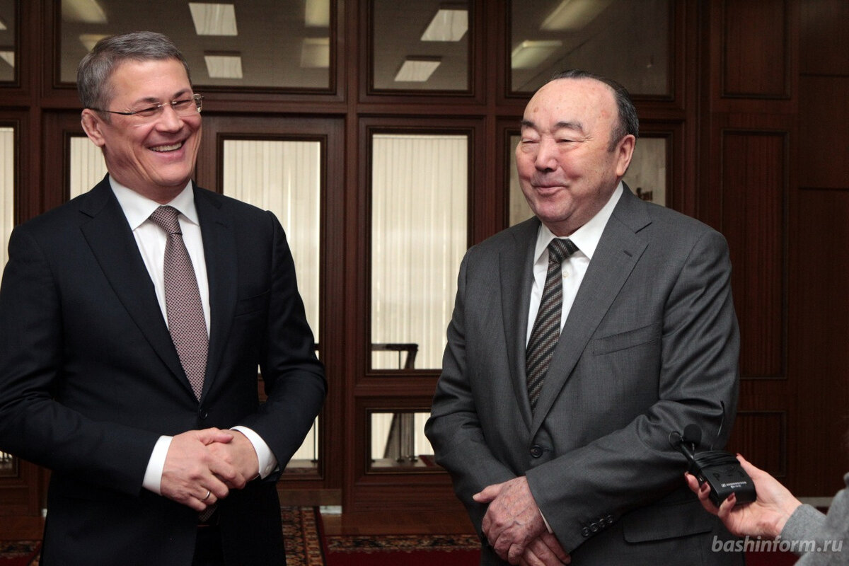 Радий Хабиров на юбилее Муртазы Рахимова  7 фев 2019 фото ИА «Башинформ»