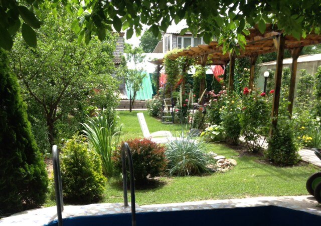 Современный осенний лайтовый сад.