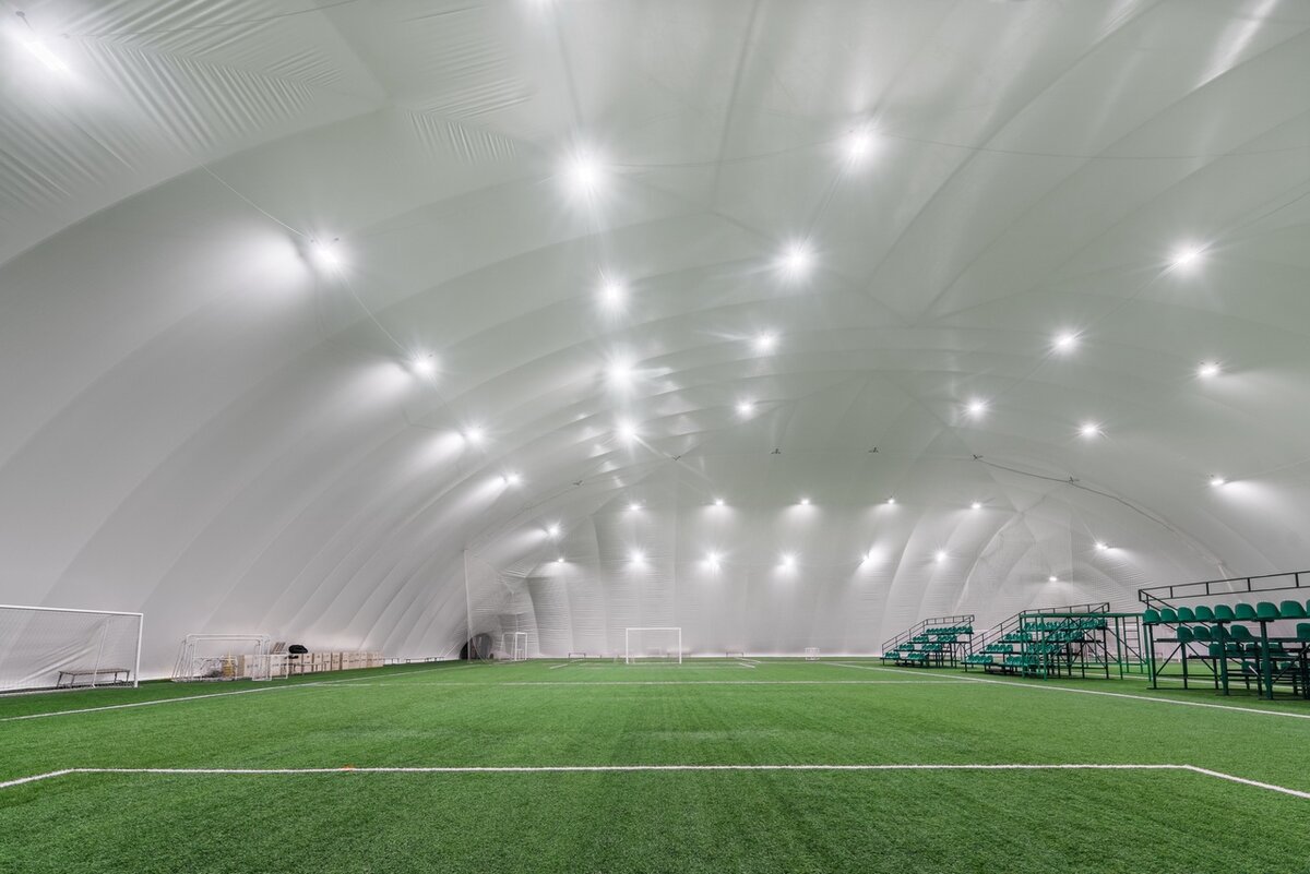 Спортивный центр, вид изнутри 