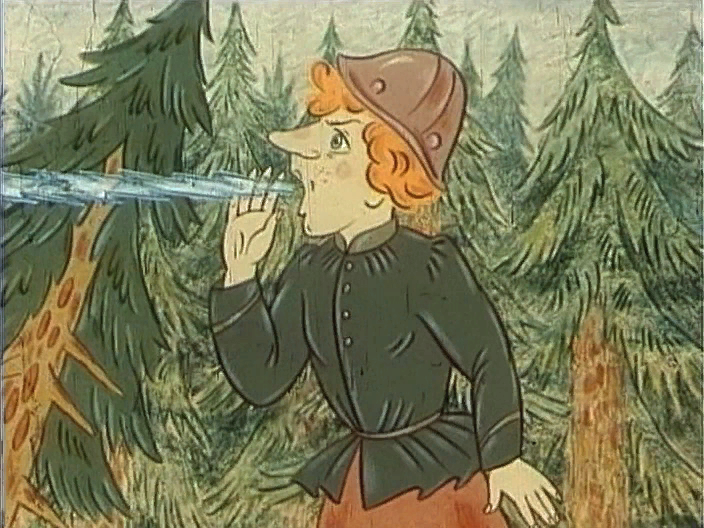 кадр из мультфильма  "Поморские сказки"