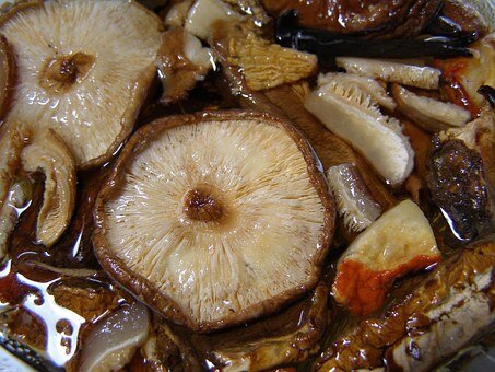 Солянка с сушеными грибами и капустой на зиму