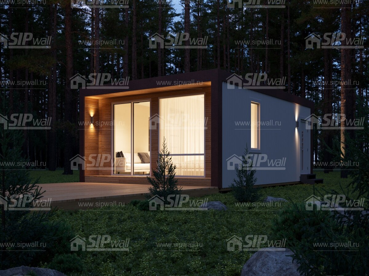 Проект загородного дома - Н4О-36 от SIPwall
