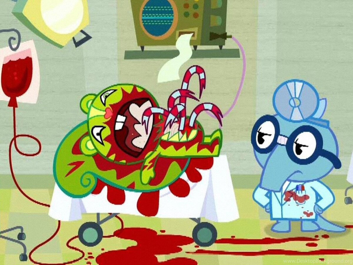 Happy tree Friends + Рисунок