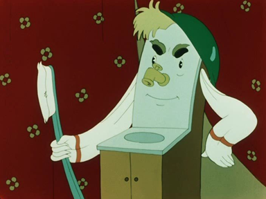 Кадр из м/ф "Мойдодыр", по одноименной сказке К.И. Чуковского, 1954 г. 