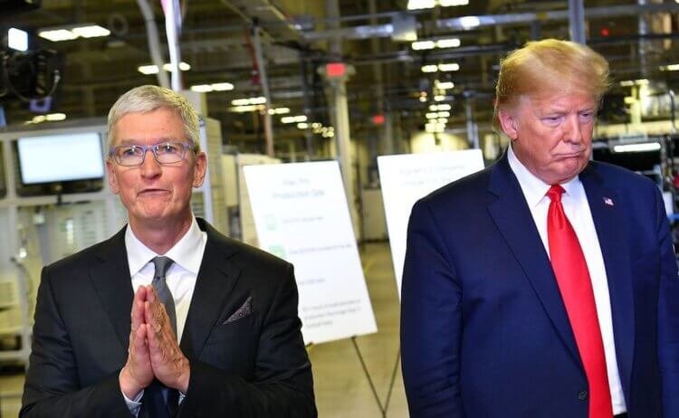Тим Кук вряд ли обрадовался требованиям Трампа