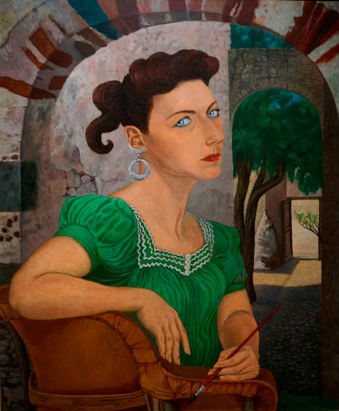 Ольга Ксота. Автопортрет, 1947