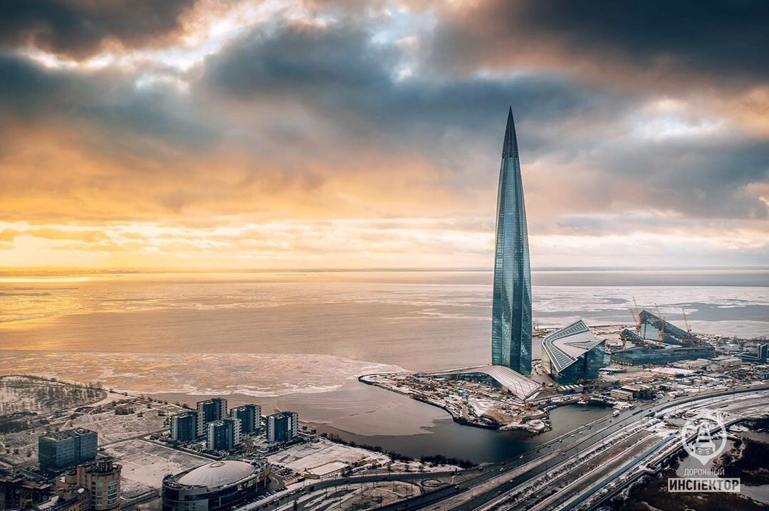 Лахта-центр г. Санкт-Петербург (источник - https://www.instagram.com/p/B53W6Ixo8)