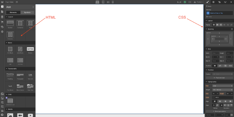 The Webflow Designer