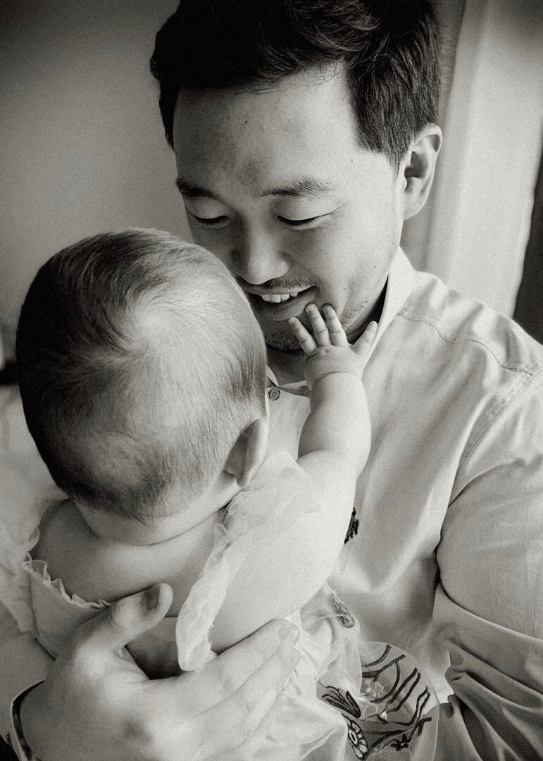 Я и моя Булочка. Тут ей 8 месяцев.