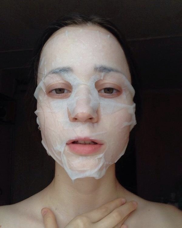 Тканевая маска для увлажнения лица