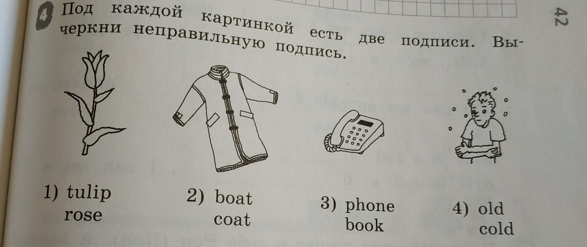 Впиши в эти предложения слова вместо картинок английский 2 класс