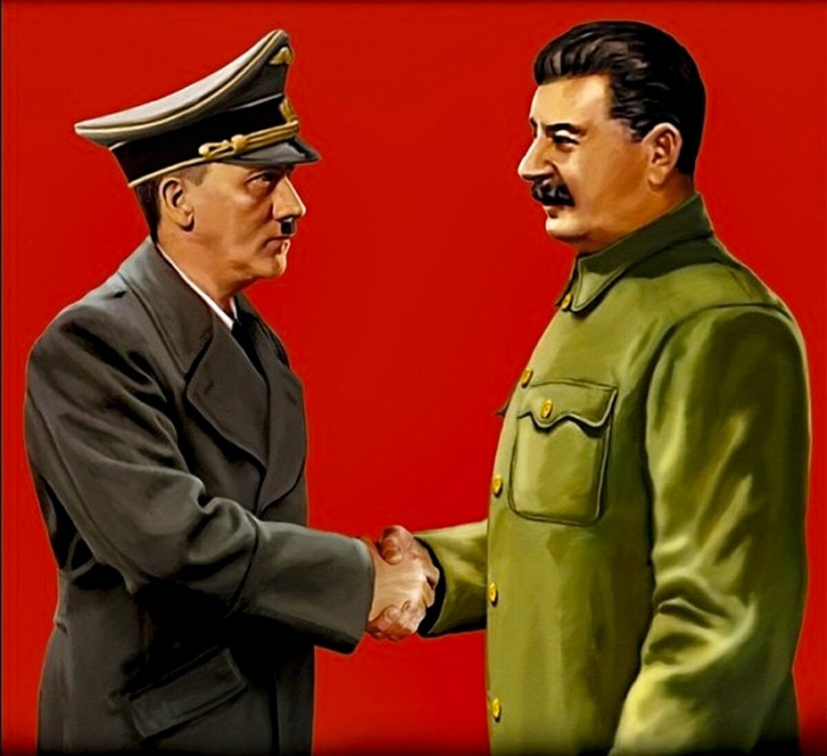 Гитлер и Сталин