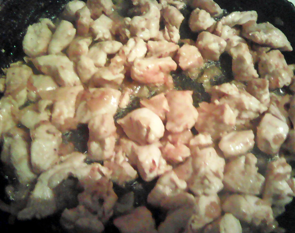 Обжариваю филе