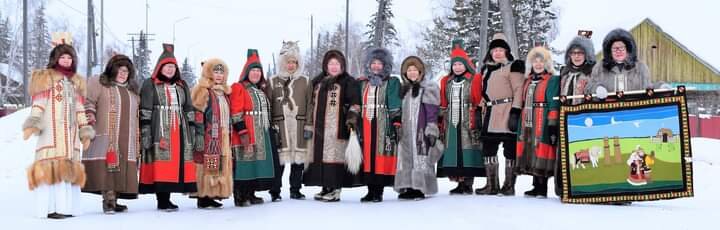 Парад в селе Ой. (фото в свободном доступе) 