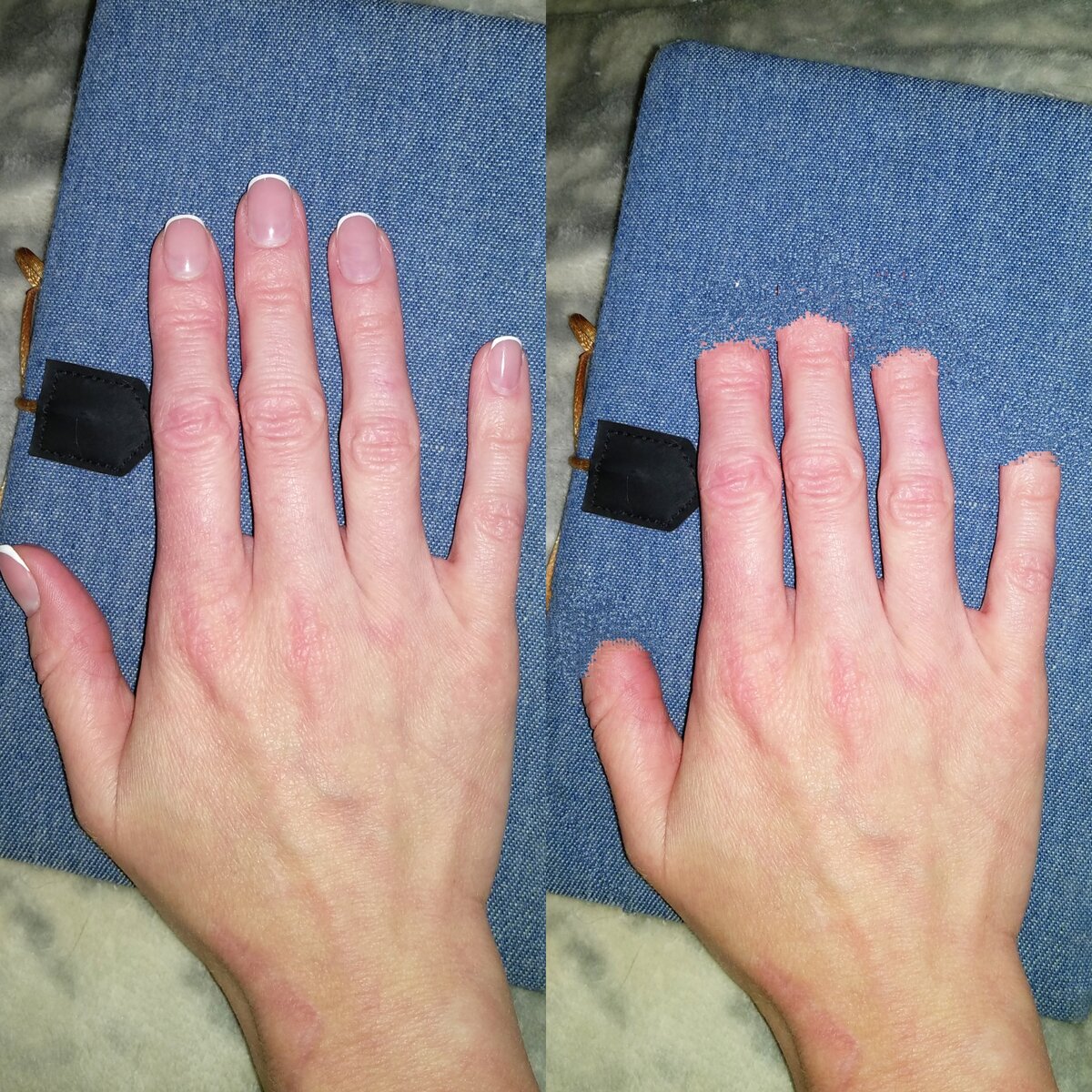 Если на моей руке показать, то вот такая красота получается.