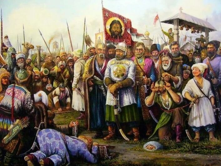 Русские вежливо интересуются у монгольских послов, как найти дорогу в Великую Монгольскую империю