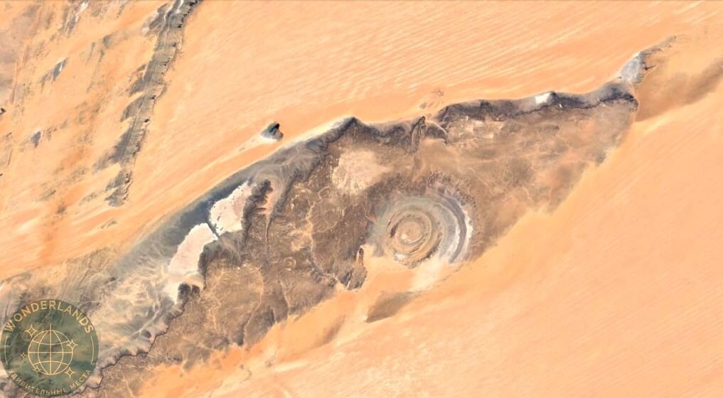 Этот снимок захватывает расстояние в 270 км по ширине