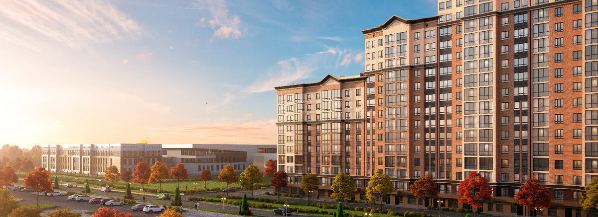 Новый дом ЖК "Российский" - 21 литер. фото: "ЮгСтройИнвест"