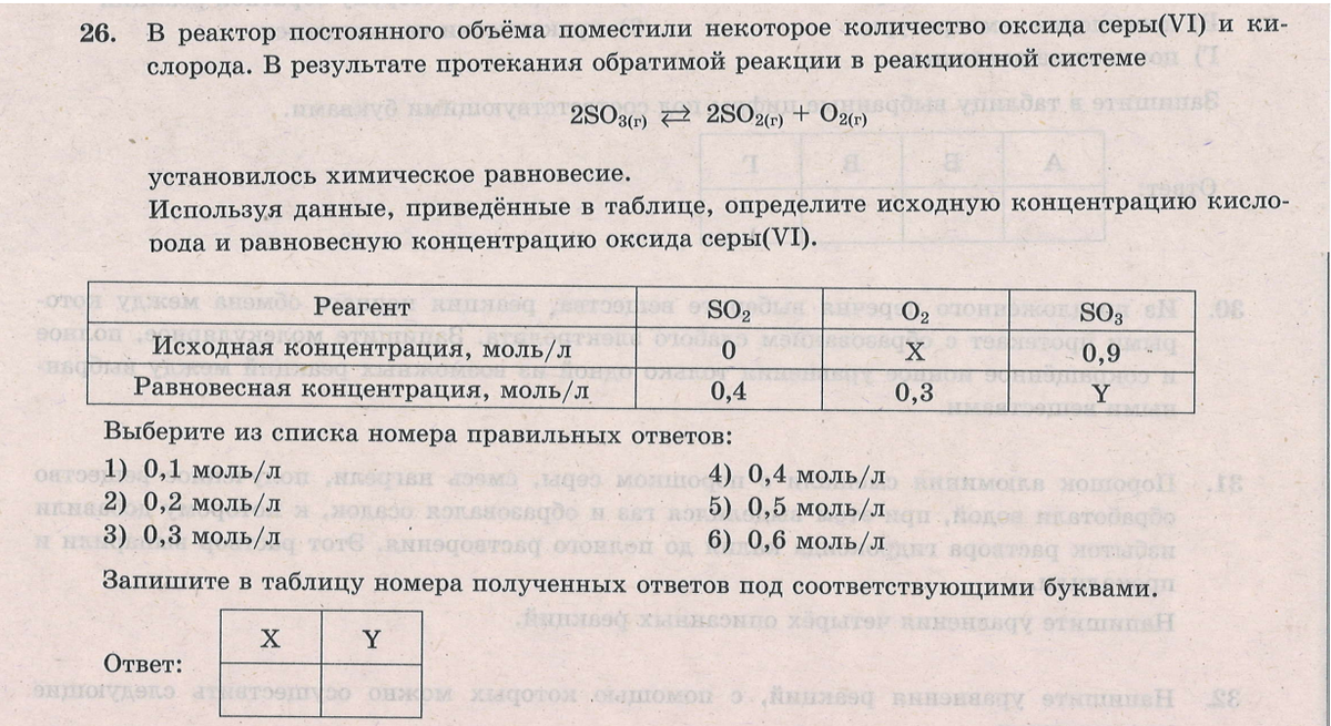 Задание 23 химия