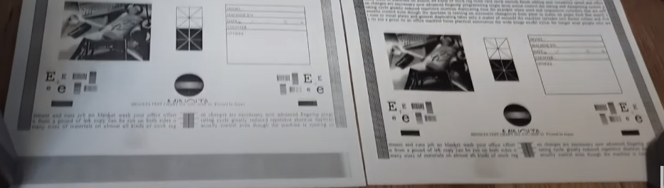 Смещенное изображение в конце листа