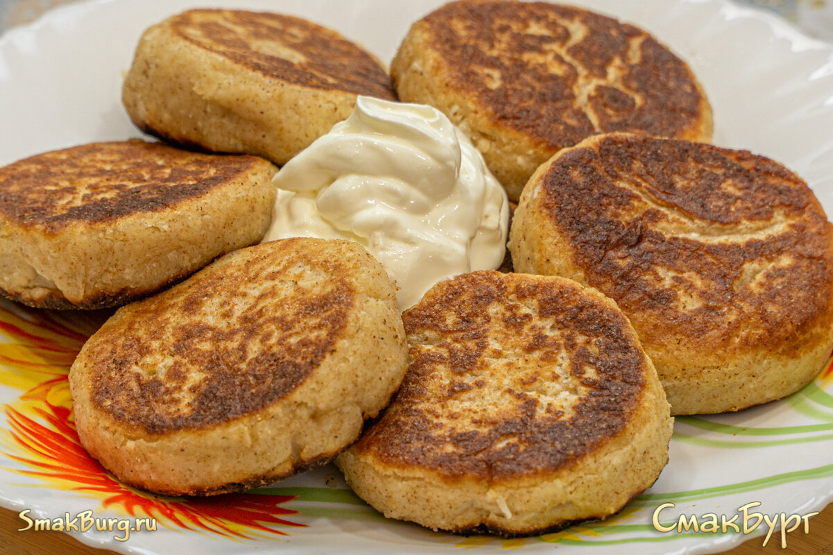 Румяные и очень ароматные кокосовые сырнички к вашему завтраку. Вкусные и полезные!