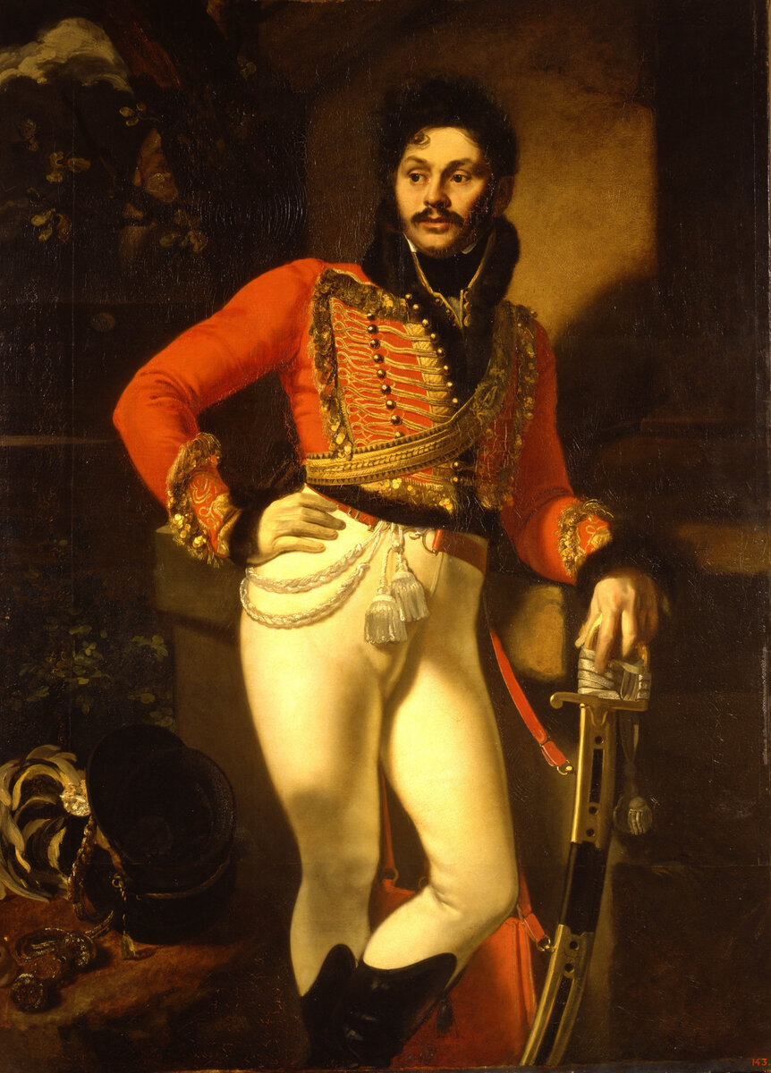 Орест Кипренский. Портрет Е.В. Давыдова. 1809. Государственный Русский музей