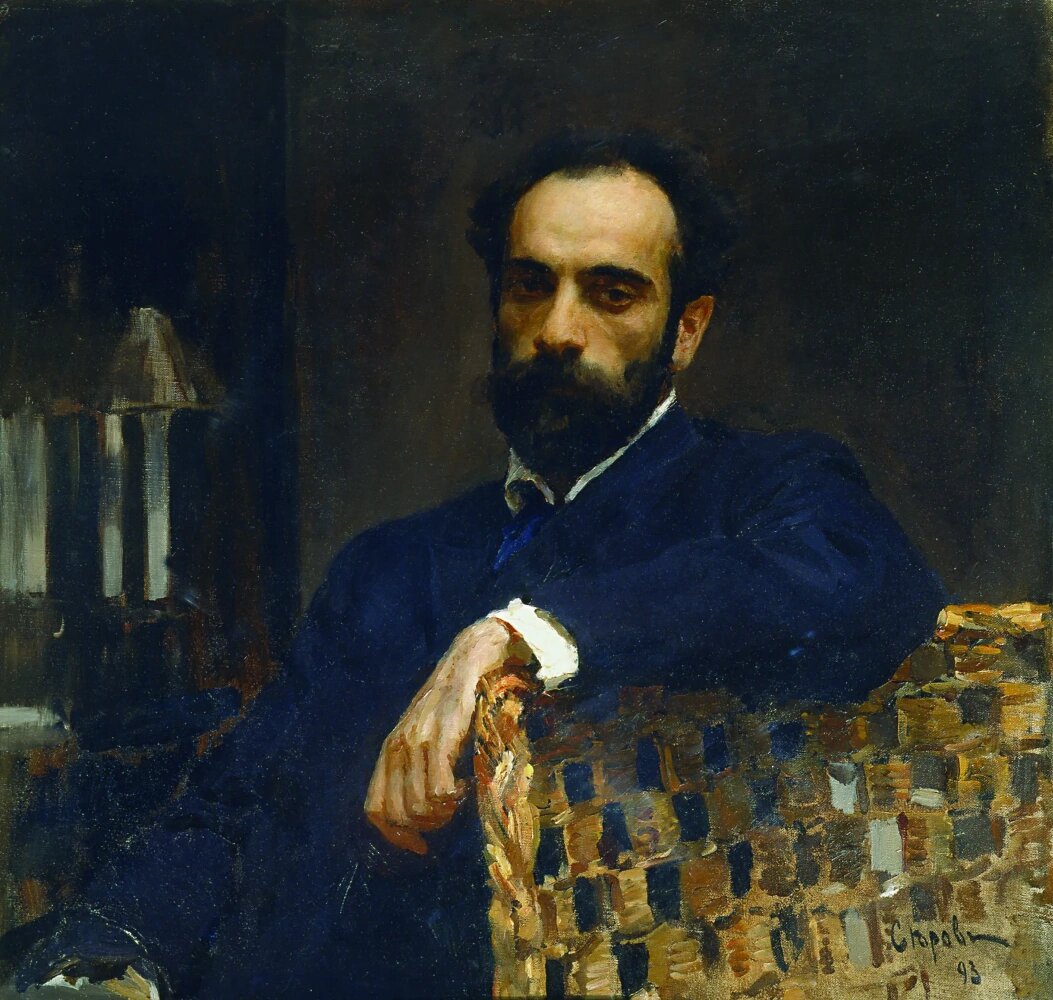 "Портрет художника И.И, Левитана", В.А. Серов, 1893. Третьяковская галерея, Москва. Самый известный, наверное, портрет Исаака Левитана одного из лучших (если не вообще лучшего) портретиста своего времени Валентина Серова.