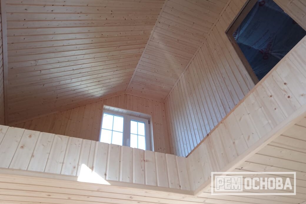 Ремонт дома: внутренняя отделка дома вагонкой 