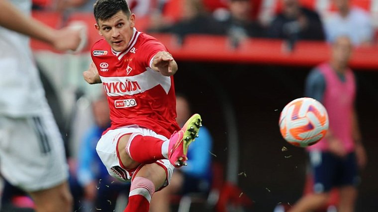 Дубль защитника Даниила Хлусевича принес победу "Спартаку" 3:2. Фото из интернета.