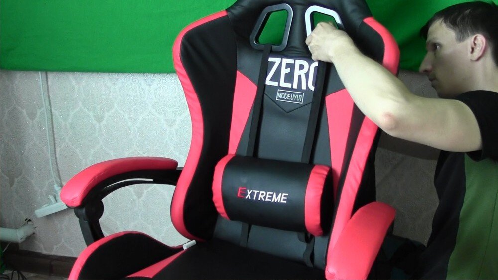 Моё игровое кресло с сидением спортивного стиля купленное из Китая