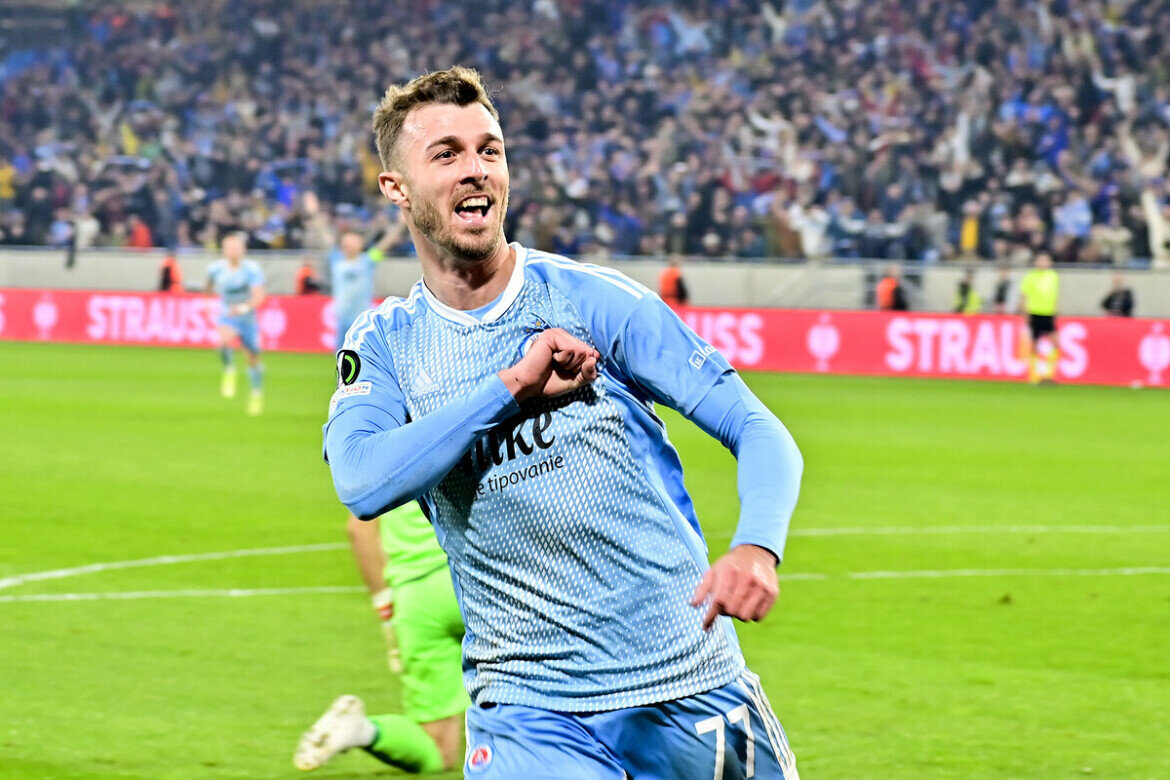 ​Александар Чаврич – одна из главных целей «Рубина» в летнее трансферное окно. Фото: skslovan.com