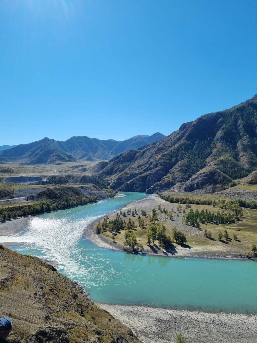 Слияние рек Чуя и Катунь