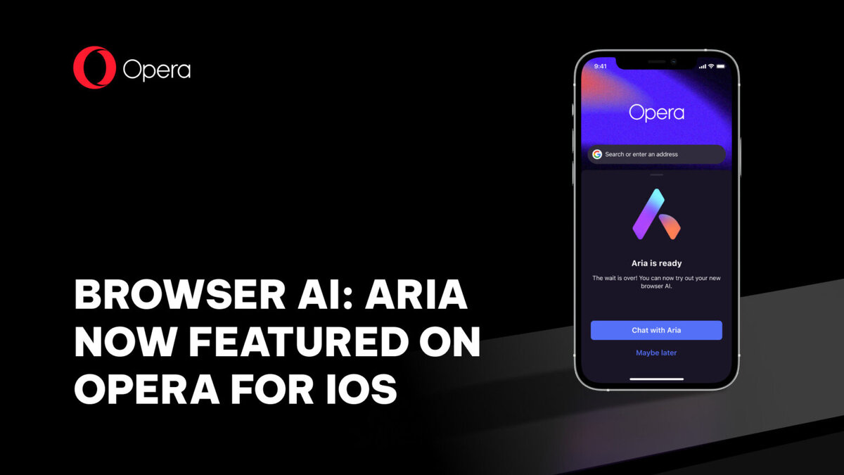 В Opera для iOS появился чат-бот Aria на основе OpenAI GPT | iXBT.com | Дзен