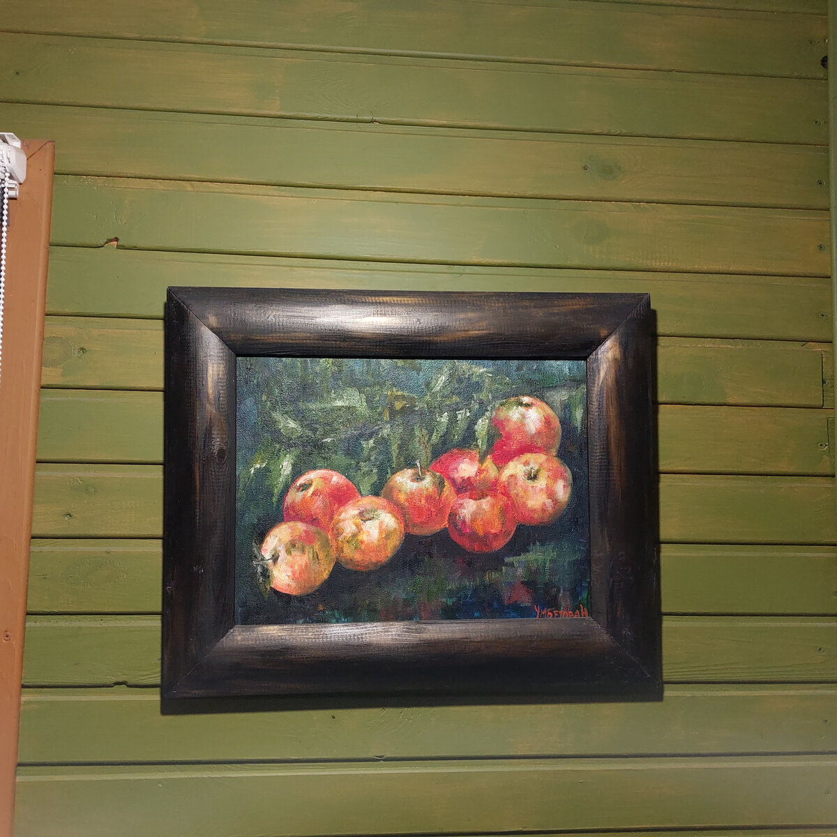 Это одна из картин хозяйки дома Наташи. Мне понравились все ее работы!