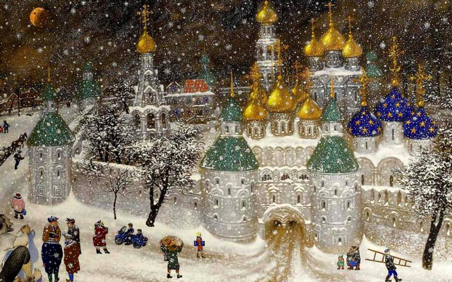 Купола и снег