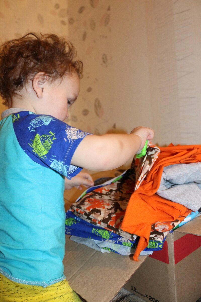 Отвлекающий прием мамы - выбираем лоскутки