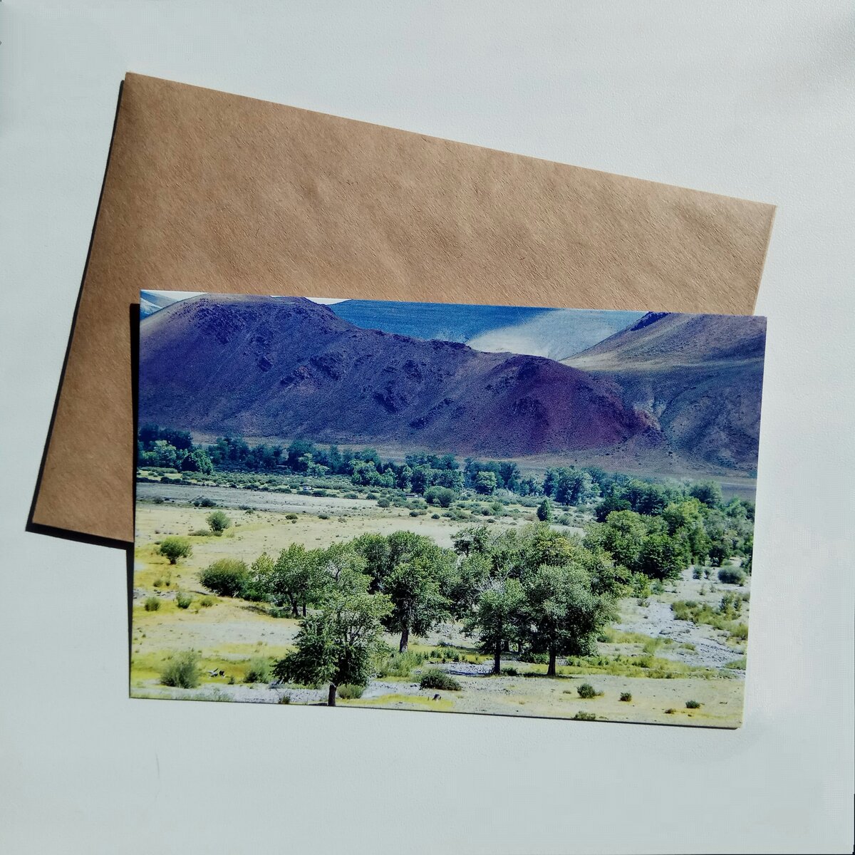 Открытка Республика Алтай, в районе Чаган-Узун