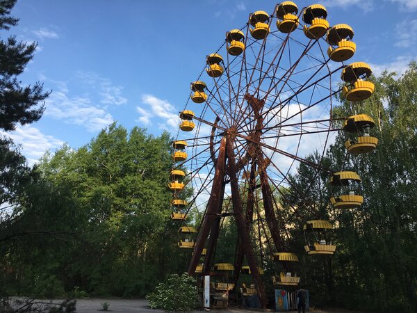 Колесо обозрения в Припяти 2019