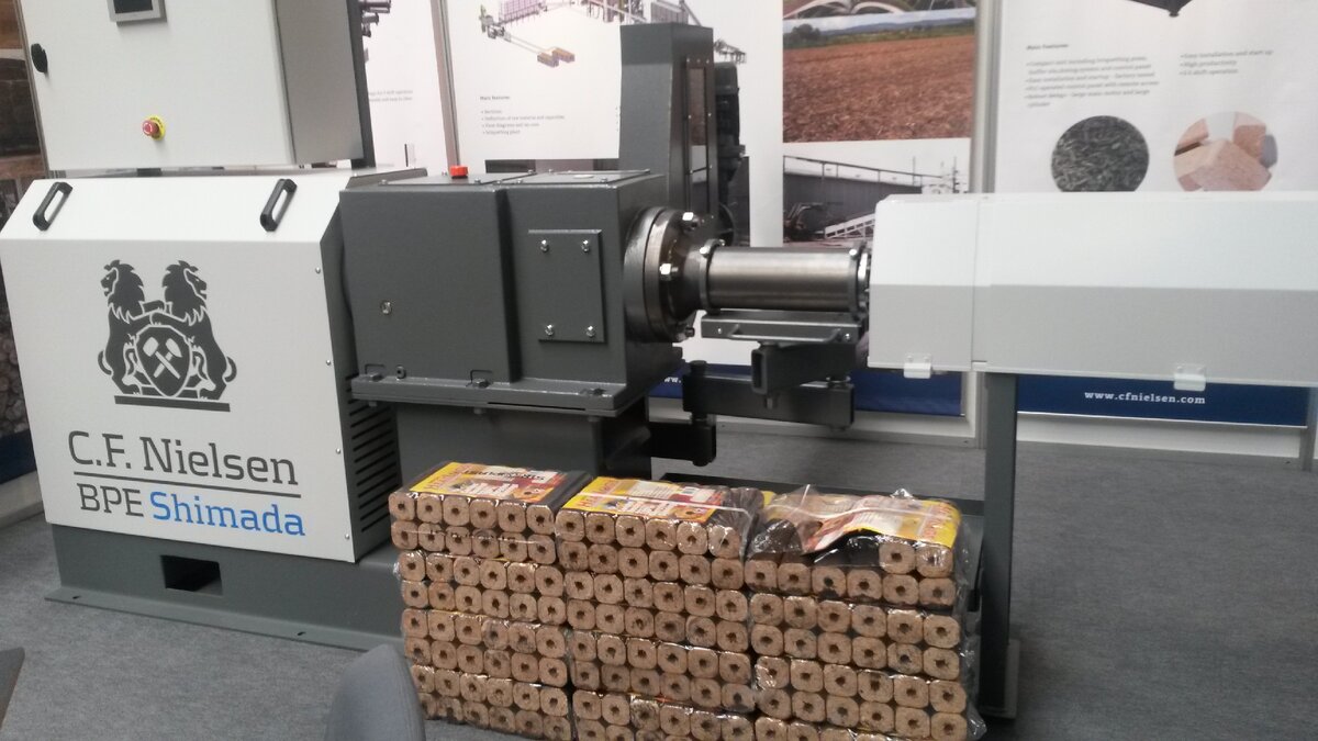 Оборудование C.F.Nielsen и топливные брикеты