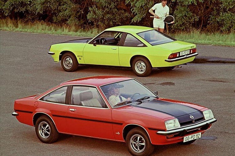 Первые модели Opel Manta