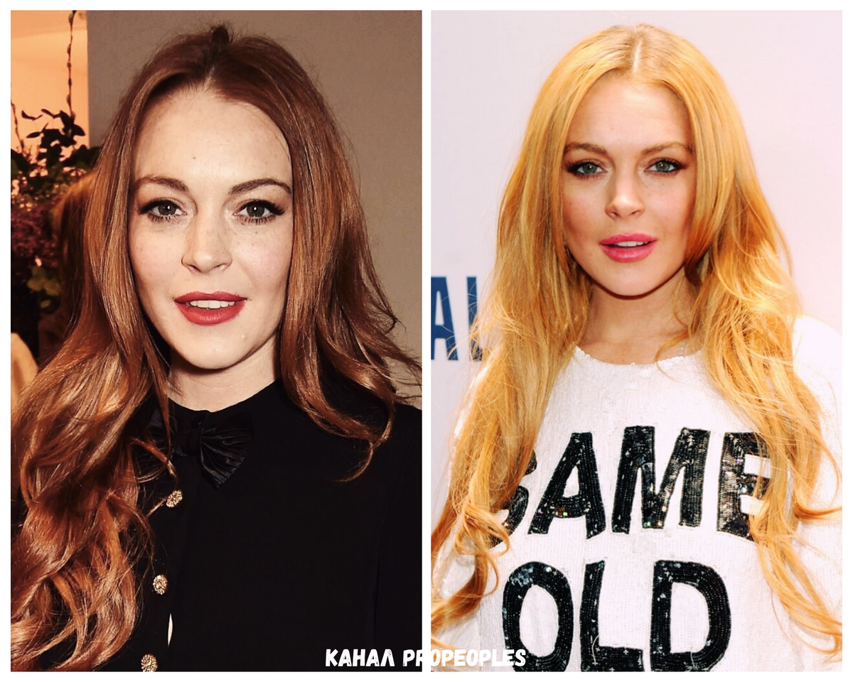 Безответственная Линдси Лохан. Коллаж автора.