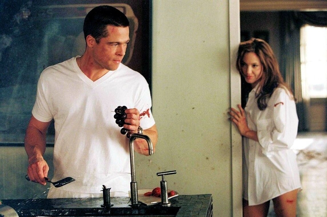 Кадр из фильма - "мистер и миссис смит"