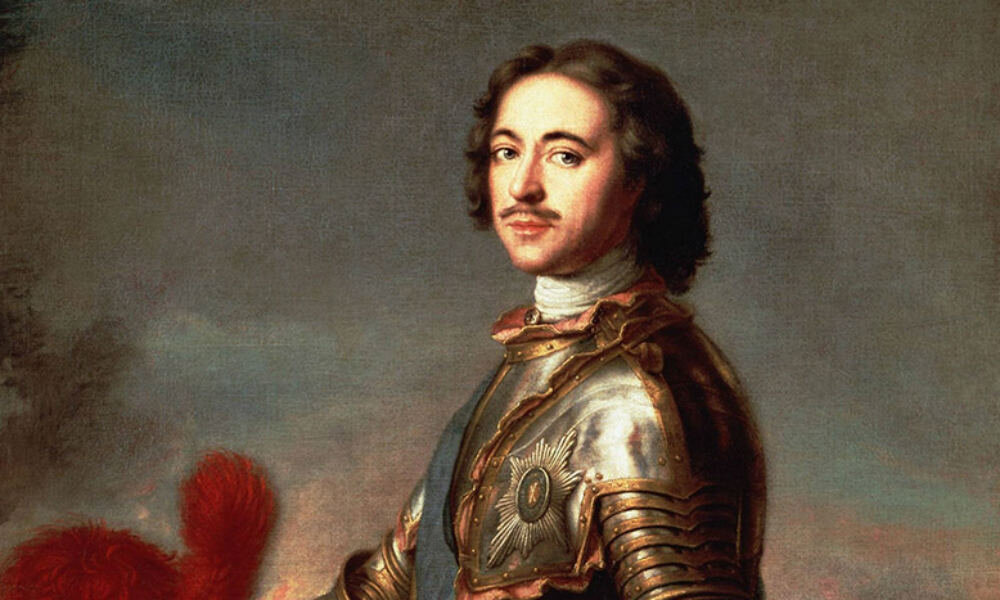 Пётр I. Жан-Марк Натье. Портрет Петра Первого. 1717 г. Фрагмент картины.