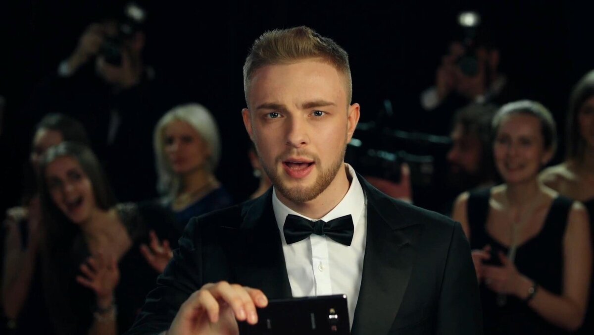 Егор в рекламе смартфона